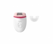 Phillips Depiladora Satinelle Essential BRE235/00, 2 Velocidades, Rosa/Blanco