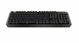 Teclado Gamer Philips G413 Momentum RGB, Teclado Mecánico, Switch Cian, Alámbrico, Negro (Inglés)