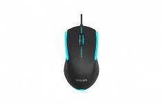 Mouse Gamer Philips Óptico Momentum G314, Alámbrico, USB, 1200 DPI, Negro