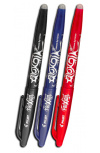 Pilot BolĂgrafo de Gel Borrable FriXion, Punto Fino, Negro, 12 Piezas