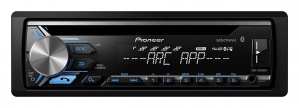 Pioneer Autoestéreo  DEH-X3950BT, CD, USB 2.0, Bluetooth, Negro