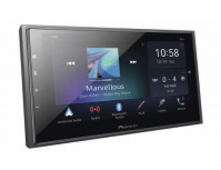 Pioneer Autoestéreo Multimedia DMH-Z6350BT, Bluetooth, FLAC/MP3/WMA/AAC, Bluetooth, USB, Negro
