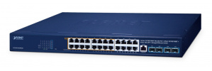 Switch Planet GS-4210-16UP8T4X, 24 Puertos Gigabit Ethernet 10/100/1000 16 x PoE 420W, 4 Puertos SFP, 4 Puertos SFP+, 128 Gbit/s, 16000 Entradas, Administrado