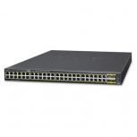 Switch Planet Gigabit Ethernet GS-4210-48P4S, 48 Puertos PoE+ 10/100/1000Mbps + 4 Puertos SFP, 104 Gbit/s, 16.000 Entradas - Administrable