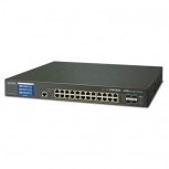 Switch Planet Gigabit Ethernet GS-5220-24UPL4XVR, 24 Puertos 10/100/1000Mbps PoE + 4 Puertos 10G SFP+, 128Gbit/s, 16000 Entradas - Administrable