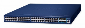 Switch Planet GS-6311-48T6X, 48 Puertos Gigabit Ethernet 10/100/1000, 6 Puertos SFP+, 216 Gbit/s, 8000 Entradas, Administrado