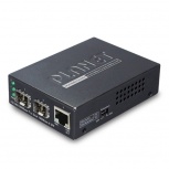 Planet Convertidor de Medios Gigabit Ethernet a Dual SFP, 1000 Mbit/s