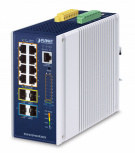Switch Industrial Gigabit Ethernet IGS-6329-8UP2S2X, 8 Puertos PoE 10/100/1000 + 2 Puertos 1G SFP + 2 Puertos 10G SFP+, 60 Gbit/s, 32.000 Entradas - Administrable