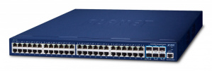 Switch Planet SGS-6310-48T6X, 48 Puertos Gigabit Ethernet 10/100/1000, 6 Puertos SFP+, 216 Gbit/s, 16000 Entradas, Administrado 