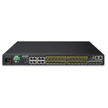 Switch Planet Gigabit Ethernet XGS3-24242-V3, 24 Puertos 10/100/1000 + 4 Puertos SFP+, 128Gbit/s, 16.000 Entradas - Administrable