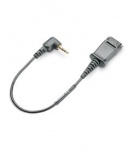 Poly Adaptador de Audio QD-N1, 2.5mm Macho - QD Macho
