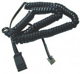 Poly Cable Polaris para Desconexión Rápida, Coil Cable (QD a Modular Jack)