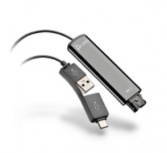 Poly Adaptador de Audio DA75 USB 2.0 - QD, Negro