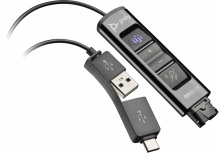 Poly Adaptador de Audio DA85-M USB 2.0 - QD, Negro