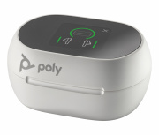 Poly Audífonos Intrauriculares con Micrófono Voyager Free 60+ UC, Inalámbrico, Bluetooth, Blanco - Imagen adicional 3