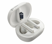 Poly Audífonos Intrauriculares con Micrófono Voyager Free 60+ UC, Inalámbrico, Bluetooth, Blanco - Imagen adicional 2