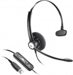 Poly Monoaural Blackwire C610-M, Alámbrico, USB, Negro