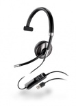 Poly Headset Blackware Monoaural C710, Inalámbrico, USB, Negro