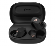 Poly Audífonos Intrauriculares con Micrófono Voyager Free 20, Inalámbrico, Bluetooth, Cancelación de Ruido, Negro