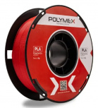 Polymex Bobina de Filamento PLA PMX-4412003, Diámetro 1.75mm, 1kg, Rojo