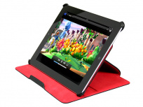 Port Designs Funda Taipei para iPad 2/3/4 9.7", Negro/Rojo