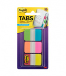 Post-it Banderitas Adhesivas TABS, 25mm x 50mm, Multicolor, 200 Piezas