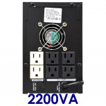 No Break Power-All PA MG+15-2200-UN Doble Conversión en Línea, 1.2kW, 2.2kVA, Entrada 84V - 145V, Salida 102V - 132V, 6 Salidas - Imagen adicional 1