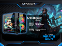 Computadora Powerbit Pirate King, AMD Ryzen 7 5700G, 16GB, 512GB SSD, Windows 11 Prueba - Imagen adicional 2