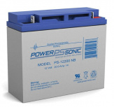 Power Sonic Batería de Respaldo PS-12200-NB, 12V, 20Ah, para Alarmas de Incendio