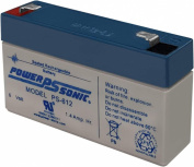 Power-Sonic Batería de Respaldo para No Break PS-612, 6V, 1.4Ah