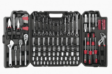 Precision Caja de Herramientas PST-144-MA, 144 Piezas, Negro