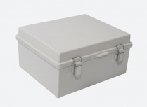 Precision Gabinete de Plástico para Exteriores, 17 x 22cm, Gris