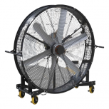 Precision Ventilador PST-E02-002, 1 Velocidad, Negro/Plata