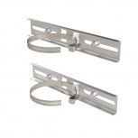 Precision Montaje de Poste para Gabinetes PST-MOUNT-POLE-V3, Metal, Gris