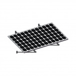 Precision Montaje para Paneles Solares PSWM1400, Riel 140cm, Aluminio/Acero
