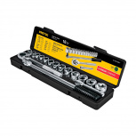 Pretul Juego de Dados con Matraca 21172, 1/2", Cromado, 16 Piezas
