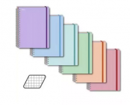 Printaform Cuaderno Profesional PRUARPC5, 200 Hojas de Cuadro Chico 5mm, Multicolor