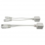 Provision-ISR Transmisor y Receptor de Alimentación Ethernet No-PoE, 2x RJ-45, Blanco