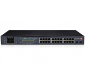 Switch Provision-ISR Gigabit Ethernet POES-24370GCL+2SFP, 24 puertos 0/100/1000Mbps + 2 Puertos SFP, 52 Gbit/s, 8000 Entradas - Administrable