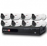 Provision ISR Kit de Vigilancia PRO88AHDKIT de 8 Cámaras CCTV Bullet y 8 Canales, con Grabadora