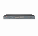 Switch Provision-ISR PoES-16250C+2Combo, 16 Puertos Fast Ethernet 10/100 16 x PoE Activo 250W, 2 Puertos SFP, 7.2 Gbit/s, 16000 Entradas, No Administrado 