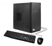 Computadora Kit Qian PCX12-01, Intel Core i7-12700 2.10GHz,16GB, 480GB SSD + 1TB HDD, Windows 11 Home Trial + Teclado/Mouse - Imagen del combo