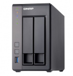 QNAP TS-251+ NAS de 2 Bahías, Intel Celeron 2GHz, SATA III, Negro 