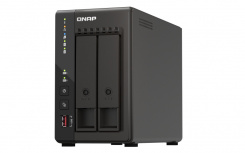 QNAP TS-253E NAS de 2 Bahías, Intel Celeron J6412 2GHz, SATA III, Negro ― No Incluye Discos Duros