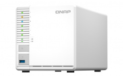 QNAP TS-364 NAS de 3 Bahías, Intel Celeron N5095 2.00GHz, SATA III, Blanco ― No Incluye Disco Duro
