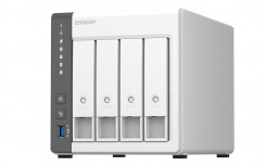 QNAP TS-433 NAS de 4 Bahías, ARM Cortex-A55 2.00GHz, SATA III, Blanco ― No Incluye Disco Duro