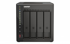 QNAP TS-453E NAS de 4 Bahías, Intel Celeron J6412 2.0GHz, SATA III, Negro ― No Incluye Disco Duro