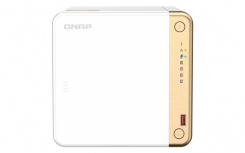 QNAP TS-462 NAS de 4 Bahías, 2GB, Intel Celeron N4505 2.9GHz, SATA lll, Blanco ― No incluye discos duros