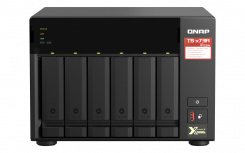 QNAP TS-673A-8G-US NAS de 6 Bahías, 8GB, AMD Ryzen V1500B 2.20GHz, SATA, Negro ― no incluye Discos