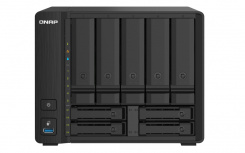 QNAP TS-932X NAS de 9 Bahías, Annapurna Labs Alpine AL-324 1.70GHz, SATA III, Negro ― No Incluye Disco Duro